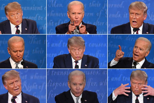 Trump-Biden “so găng” hiệp 1: Mất kiểm soát, không ai thắng ai!