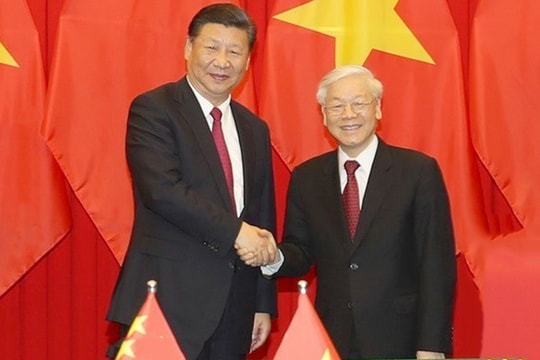 Các nhà lãnh đạo Việt Nam gửi điện mừng Quốc khánh Trung Quốc