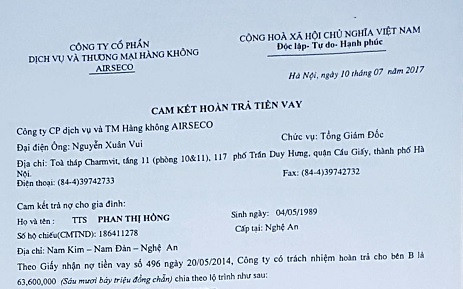 Hà Nội: Công ty Airseco bị tố lạm dụng tín nhiệm chiếm đoạt tài sản
