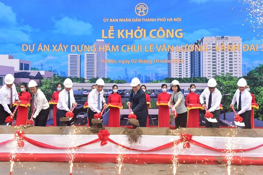 Khởi công xây dựng hầm chui Lê Văn Lương gần 700 tỷ đồng