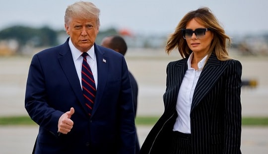 Vợ chồng Tổng thống Donald Trump dương tính với COVID-19