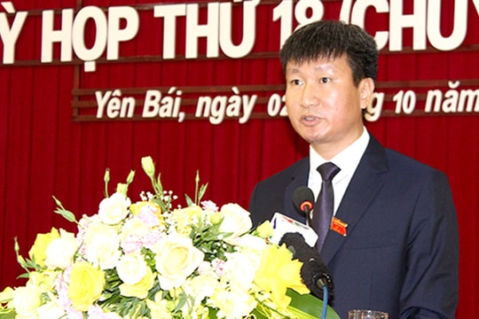 Yên Bái có tân Chủ tịch UBND tỉnh