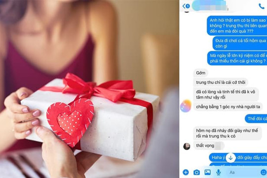 Dịp lễ nào cũng đòi quà, kể cả 27/7, Trung thu cũng muốn váy, giày hiệu, chàng trai quyết chia tay vì gặp ngay 'Công chúa đào mỏ'