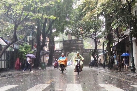Bắc Bộ đón không khí lạnh, nhiều nơi có mưa to