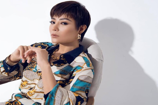 Thanh Hương để tóc tém cá tính trong bộ ảnh mới