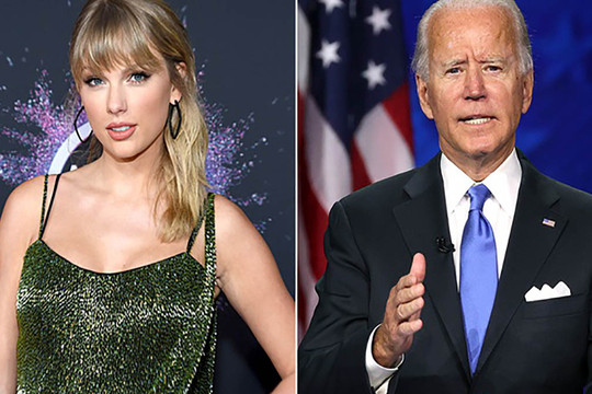 Taylor Swift công khai ủng hộ Joe Biden làm Tổng thống