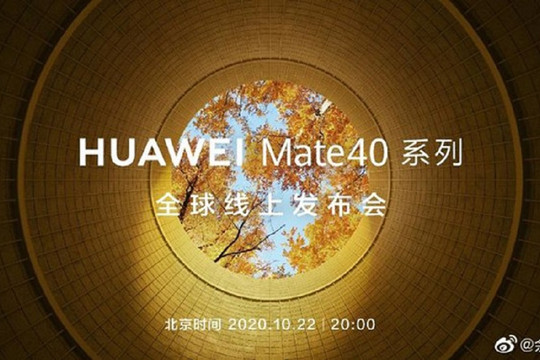 Huawei xác nhận thời gian ra mắt Mate40
