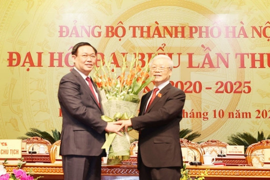 7 vấn đề Tổng Bí thư, Chủ tịch nước lưu ý tại Đại hội Đảng bộ Thành phố Hà Nội