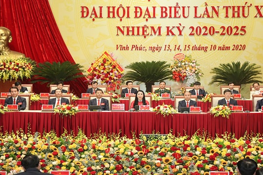Khai mạc Đại hội đại biểu Đảng bộ tỉnh Vĩnh Phúc