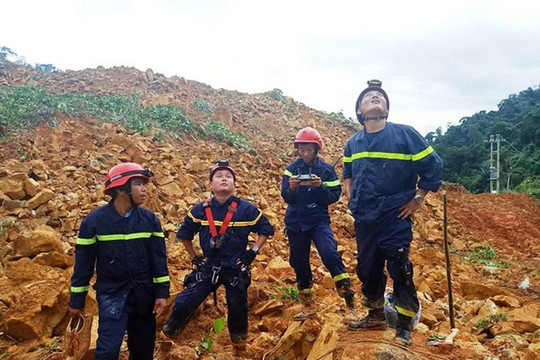 CẬP NHẬT: Có khả năng tìm thấy công nhân mất tích ở thân đập thủy điện