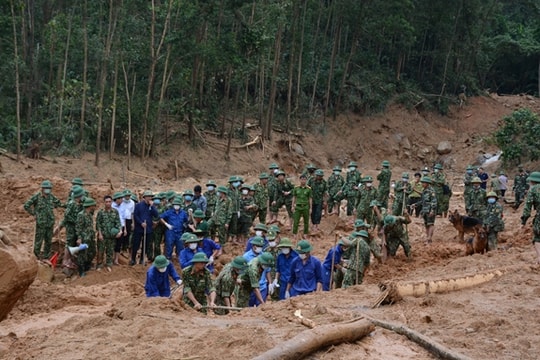 Vụ sạt lở Thủy điện Rào Trăng 3: Thi thể Phó Tư lệnh Quân khu 4 đã được tìm thấy