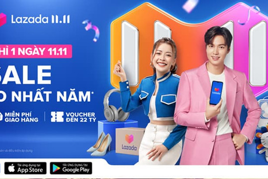 Lee Min Ho, Chi Pu đồng hành cùng Lazada trong lễ hội mua sắm 11-11