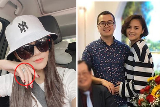 Thu Quỳnh lộ nhẫn ở ngón áp út, phải chăng đã nhận lời cầu hôn?