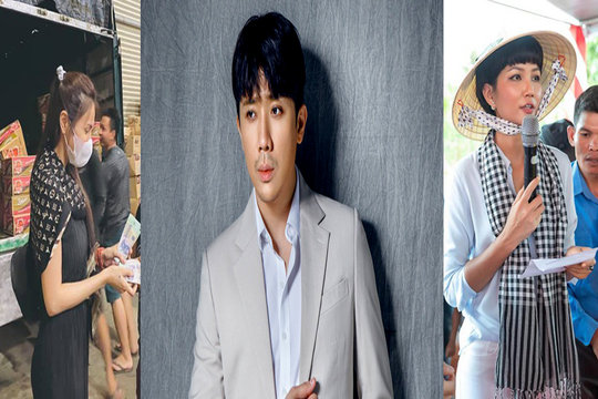 Các nghệ sĩ Việt vẫn từng ngày chung tay cứu trợ bà con vùng lũ
