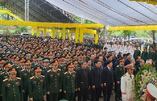 Lễ viếng, truy điệu 13 đồng chí hy sinh tại Thủy điện Rào Trăng 3