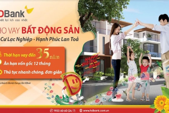 Lần đầu tiên vay mua nhà sửa nhà lên đến 35 năm, chỉ có tại HDBank