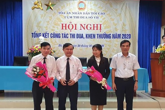 Cụm thi đua số VII TAND tổng kết công tác thi đua năm 2020