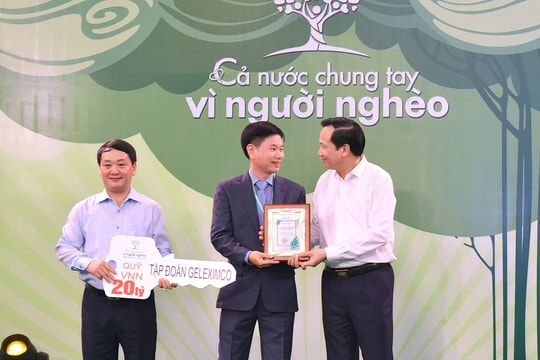 Geleximco hỗ trợ hàng chục tỉ đồng cho người nghèo và người dân vùng lũ lụt miền Trung