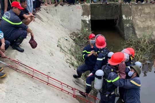Phát hiện thi thể người phụ nữ dưới kênh thoát nước