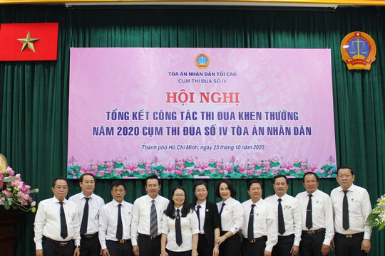Cụm thi đua số IV – TAND tổng kết công tác thi đua khen thưởng năm 2020
