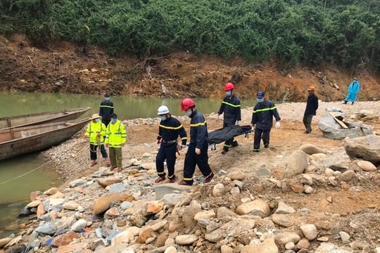Tìm thấy thi thể nạn nhân thứ 5 tại khu vực Thủy điện Rào Trăng 3
