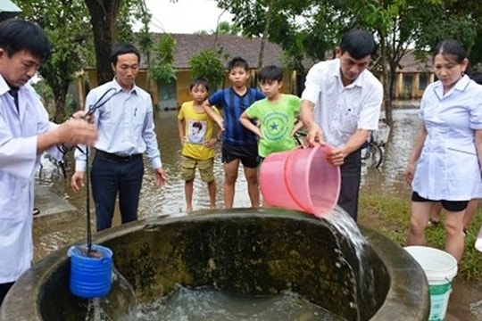 Bộ Y tế khuyến cáo phòng, chống dịch bệnh mùa mưa bão