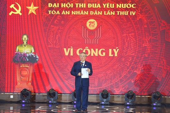 Toàn văn bài diễn văn của Chánh án TANDTC Nguyễn Hòa Bình tại Đại hội thi đua yêu nước lần thứ IV