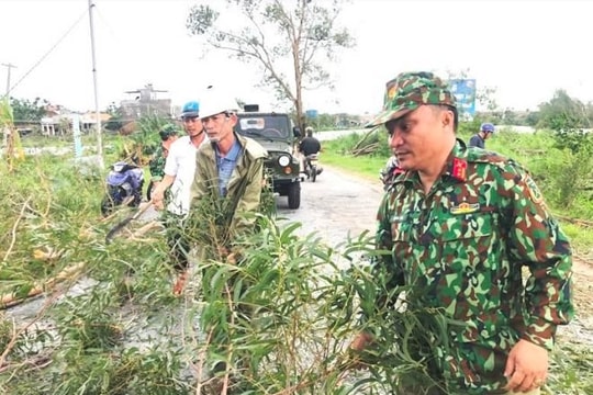 Quảng Ngãi: Khẩn trương khắc phục hậu quả sau bão số 9