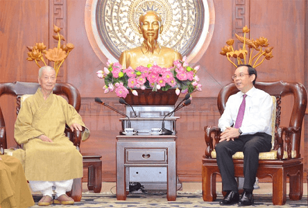 Mong muốn Giáo hội Phật giáo Việt Nam TPHCM tiếp tục gắn bó, đồng hành cùng quá trình xây dựng, phát triển TP