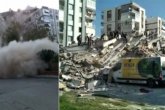 Động đất rung chuyển Thổ Nhĩ Kỳ và Hy Lạp, đã có 20 người thiệt mạng