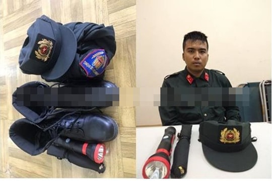 Bắt nam thanh niên giả danh Cảnh sát cơ động