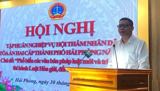 TAND TP. Hải Phòng tập huấn nghiệp vụ năm 2020