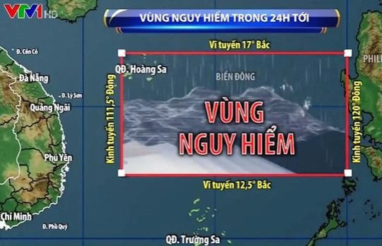 Bão số 10 có thể mạnh lên, gây mưa to diện rộng ở miền Trung