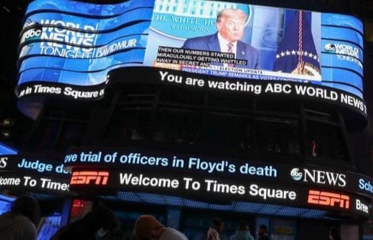 Bầu cử Mỹ 2020: Nhiều kênh truyền hình Mỹ cắt sóng đối với Tổng thống Trump