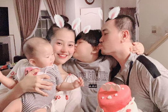 Diễn viên Khánh Hiền kỷ niệm 5 năm ngày cưới bên chồng tại Mỹ