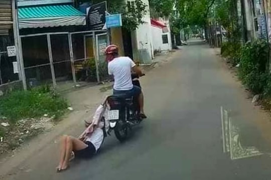 Video tên cướp kéo lê cô gái hàng trăm mét 