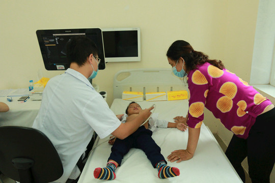 1800 trẻ em ở Hải Phòng được khám sàng lọc tim miễn phí