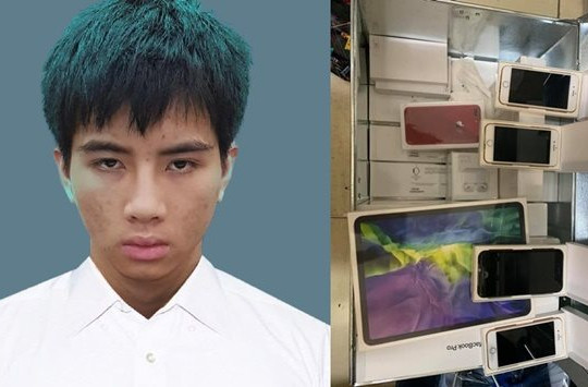 Nhân viên trộm lô hàng gần 300 triệu đồng của cửa hàng điện thoại