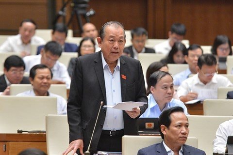 Phó Thủ tướng Thường trực trả lời chất vấn vụ án Công ty Thuận Phong