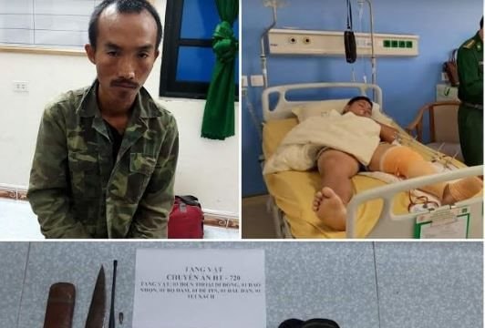 Trung úy biên phòng bị trúng đạn khi vây bắt nhóm đối tượng vận chuyển ma túy

