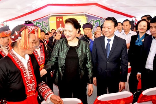 Chủ tịch Quốc hội: Yên Bái đã có những nỗ lực vượt bậc để vươn lên