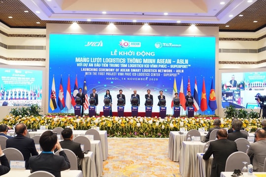 Thủ tướng khởi động mạng lưới logistics thông minh Asean (ASLN)  với dự án đầu tiên “Trung tâm Logistics ICD Vĩnh Phúc