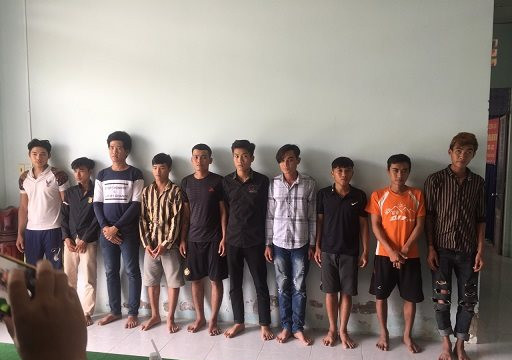 14 đối tượng tấn công 2 cán bộ Công an xã