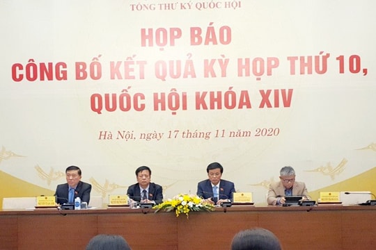 Kết quả quan trọng từ Kỳ họp thứ 10, Quốc hội khóa XIV