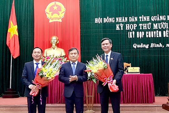 Quảng Bình có tân Chủ tịch UBND tỉnh và Chủ tịch HĐND tỉnh
