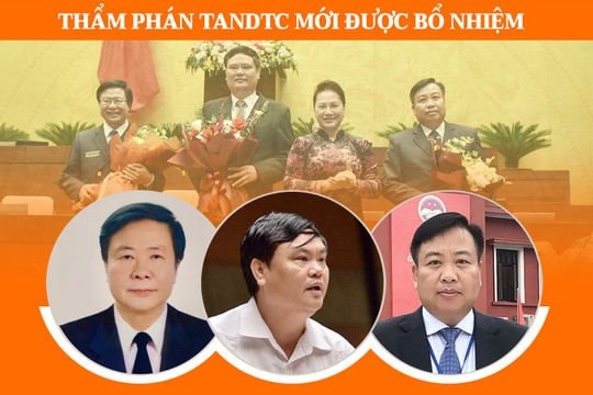 Quốc hội ban hành nghị quyết phê chuẩn bổ nhiệm 3 Thẩm phán