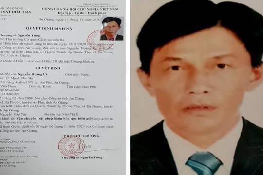 Bắt đối tượng truy nã đặc biệt nguy hiểm trong vụ vận chuyển lậu 51kg vàng