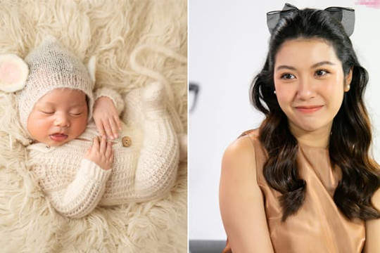 Á hậu Thúy Vân nhắn nhủ đến con trai vừa tròn tháng: 'Ba mẹ sẽ yêu thương và bảo vệ con suốt đời'