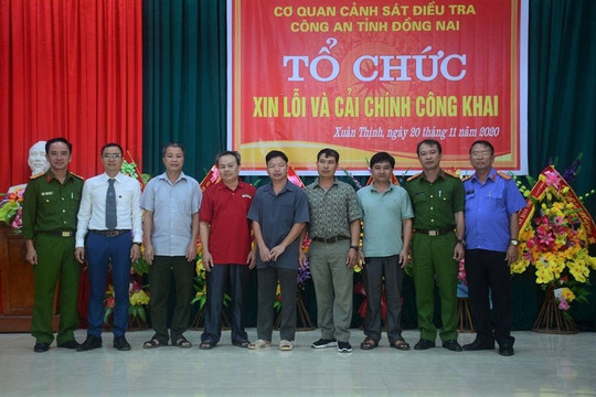 5 công dân được xin lỗi công khai sau gần 25 năm chịu "án oan"