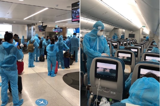 Hơn 280 công dân Việt Nam từ Australia được đưa về nước an toàn
